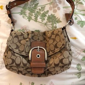 Vintage Coach Purse Tan